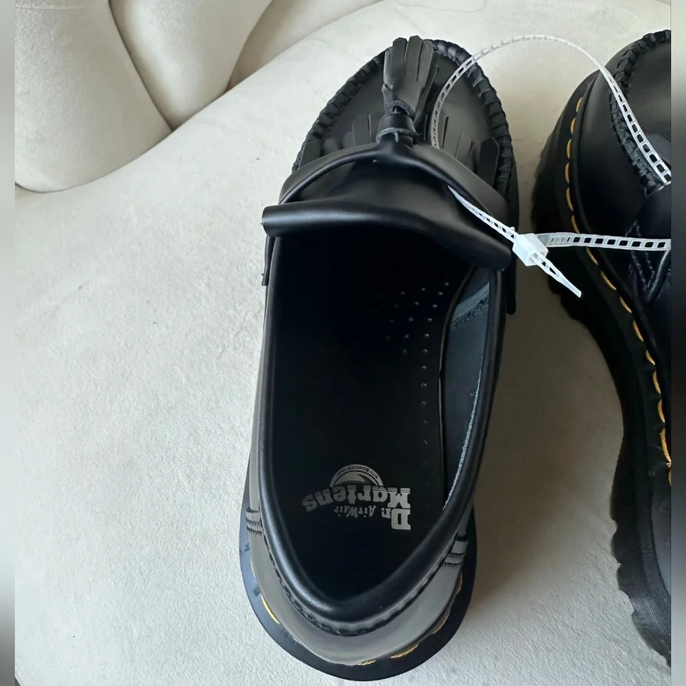Dr Martens Adrian Bex Smooth Leather Platform Tassel Loafers Shoe Women’s Size 8 - Picture 6 of 10